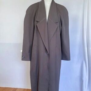 Long tan Trench Coat Size 8
